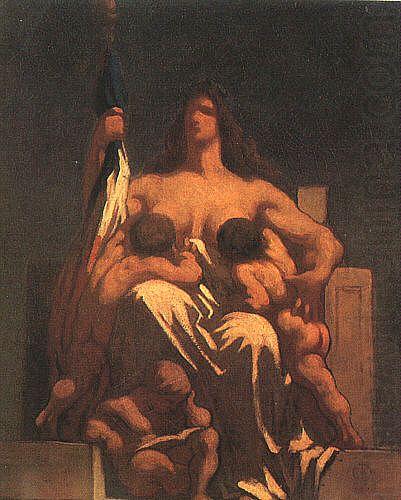 Honore  Daumier The Republic oil painting picture